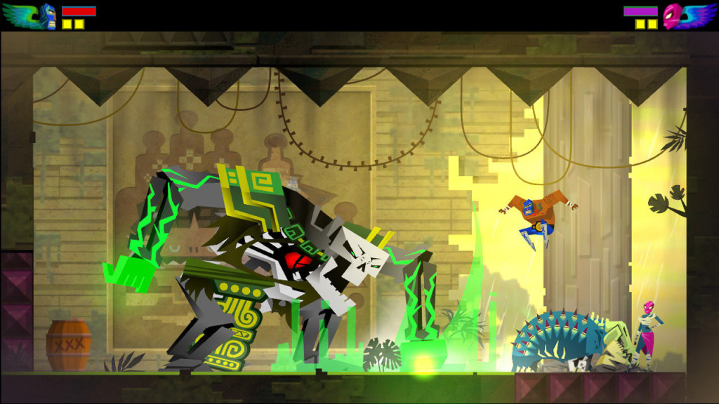 Gucamelee has beautiful art and fast paced combat